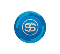 SLOWPLAY Godel Lot de 50 jetons de Poker en Argile Composite, 14 g, Grands jetons de 40 mm en Vrac, Bleu sans dénomination