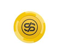 SLOWPLAY Godel Lot de 50 jetons de Poker en Argile Composite, 14 g, Grands jetons de 40 mm en Vrac, Or sans dénomination