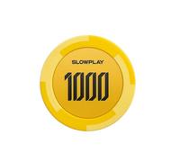 SLOWPLAY Jetons Poker Argile Godel, 14 g/40 mm, Lot de 50