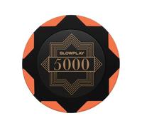 SLOWPLAY Jetons Poker Argile Nash, 14 g/40 mm, Lot de 50