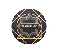 SLOWPLAY Jetons Poker céramique Nash, 10 g/39 mm, Lot de 50 | Composite céramique premium; toucher mat lisse; qualité casino; design Art déco; s’empile et se mélange facilement