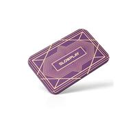 SLOWPLAY Lot de 10 plaques rectangulaires pour jetons de Poker en Rouge, plaques Professionnelles de Style européen sans dénomination, en Composite céramique, 34 grammes(Violet)