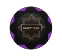 SLOWPLAY Nash jetons de Poker en Argile | Paquet de 50 jetons 14 g | jetons Non numérotés pour Poker Texas Hold’em (Violets) | Design et Fabrication Exquis