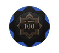 SLOWPLAY Nash jetons de Poker en Argile | Paquet de 50 jetons 14 g | jetons numérotés pour Poker Texas Hold’em (Valeur 100) | Design et Fabrication Exquis