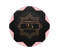 SLOWPLAY Nash jetons de Poker en Argile | Paquet de 50 jetons 14 g | jetons numérotés pour Poker Texas Hold’em (Valeur 25) | Design et Fabrication Exquis