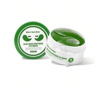 SlowSunday Masque Apaisant aux Yeux à l'Aloe Vera, 30 Paires, Patch pour les Yeux, Soins de Peau Coréens, Extrait d'Aloe Vera et Hyaluronate de Sodium, Diminue les Poches Oculaires, Améliore les Cerne