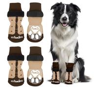 SlowTon Chaussettes antidérapantes pour chiens de petite, moyenne et grande taille pour éviter de lécher les blessures