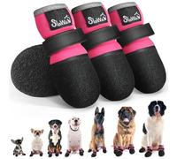 SlowTon Chaussures pour Chiens - Chaussures de Chaussette pour Chien Respirantes pour parquet Bottes pour Chiens avec Bandes réfléchissantes pour Petits à Grands Chiens