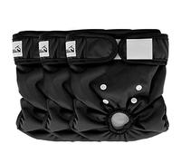 SlowTon Couche de Chien Lavable, 3 pièces sans Fuite Couche de Chien Confortable, avec Boucle réglable, Couche de Chien Femelle réutilisable pour la miction irritante à Haute température