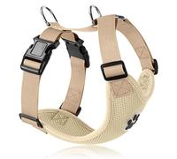 SlowTon Harnais pour Chien, Harnais de Gilet de Voiture pour Chien Harnais en Tissu de Maille Respirant Multifonction réglable à Double Anneau pour Chat Chiot Road Trip promenades Quotidiennes
