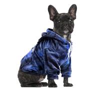 SlowTon Hunde-Hoodie für Kleine Hunde, Flanell-Haustierbekleidung, mit Leinenportal und Tasche, Warmer Pullover für Welpenkatze, Premium-Qualitäts-Sweatshirt, Komfort und Passform, für Alle Rassen