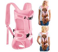 SlowTon Sac à Dos Porte-Chien, Porte-Chien Avant réglable, Pattes Sorties et Ajustement Facile, Sac de Voyage sûr et Respirant pour Chiens, pour Chiots et Chiens de Petite et Moyenne Taille