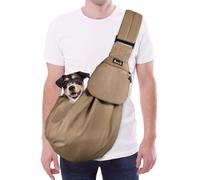 SlowTon Sac de Transport pour Chien, Sac à Bandoulière Mains Libres pour Petit Animal de Compagnie avec Sangle Réglable, Adapté au Transport Petit Chien Animaux de Compagnie en Voyage en Plein Air