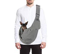 SlowTon Sac de Transport pour Chien, Sac à Bandoulière Mains Libres pour Petit Animal de Compagnie avec Sangle Réglable, Adapté au Transport Petit Chien Animaux de Compagnie en Voyage en Plein Air