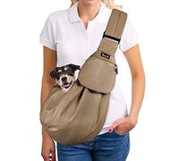 SlowTon Sac de Transport pour Chien, Sac à Bandoulière Mains Libres pour Petit Animal de Compagnie avec Sangle Réglable, Adapté au Transport Petit Chien Animaux de Compagnie en Voyage en Plein Air