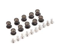 SLOYCA 10 pièces 7x10mm Mini boîte à Bijoux Coffre tiroir Armoire Porte Tirer Bouton poignée Laiton Antique/Argent/Or Couleur Meubles poignées (Color : B)