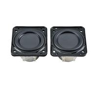 SLOYCA Lot de 2 enceintes basses de 4,4 cm 4 Ohm 5 W double néodyme diaphragme basse fréquence pour JBL Flip 4 Audio