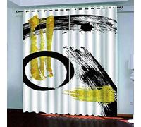 SLOYCA Rideau Occultant 150x166cm Graffitis artistiques Rideau Occultant Rideau Opaque avec Œillets Rideaux Occultant - Rideau Fenetre pour La Chambre des Enfants Chambre Salon