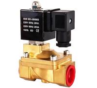 SLP-15/20/35/40/50 High Pressure Normally Closed Water Valves, 16 Bar Pilot Diaphragm Solenoid Valve,for Liquid, Gas, Light Oil(3/4",AC 220V_VITON 120 CELSIUS)