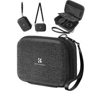 SLR Camera Case,Digital Camera Cover,Waterproof Shockproof Bag for Small Camera with 2 Crossbody Straps,grey,Classic