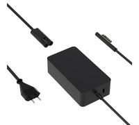 SLRIOYS 65W Chargeur Compatible avec Microsoft Surface Pro 3 4 5 6 7 7+ 8 9 10 X Surface Laptop 7/6/5/4/3/2/1 Surface Book 3/2/1 Surface Go 4 3 2 1 Tablet Windows Adaptateur avec USB 5V