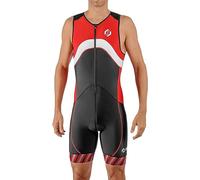 SLS3 Combinaison de Triathlon pour Homme - Kit de Qualité Supérieure - Sans Manches - Séchage Rapide - Avec Grande Poche Arrière