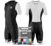 SLS3 Combinaisons de Triathlon pour Homme - Combinaison de Triathlon à Manches aérodynamiques pour Homme - Triathlon Pro FX Fabrics - Combinaison de Triathlon pour Homme de qualité supérieure