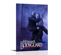 SLSCSXYP The Hitman's Bodyguard Poster sur toile vintage classique de films et séries télévisées Décoration murale pour chambre à coucher 50 x 75 cm
