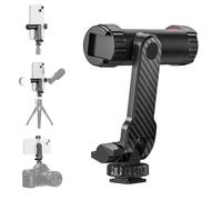 SLshiBo Adaptateur Trépied Smartphone avec 2 Sabots Froids, Support Téléphone Rotatif 360° avec Filetage 1/4", Support Universel pour Trépied, Caméra, Appareil Photo, Vlog, Live, Vidéo, Smartphone