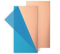 SLTAXAR 2 PCS Plaque de Cuivre 1mm 20 * 10cm PCB pour Gravure