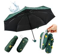 SLTAXAR Mini Parapluie Pliant 8 Cadres Support Anti UV Poche Résistant Vent Petit Voyage Pluie Soleil