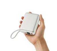 SLUB Batterie Externe 26800 mAh, 22,5 W, USB-C, 2 câbles