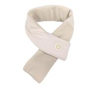 SLuB Écharpe chauffante 3 niveaux de température - Chaleur continue pendant 6 heures Léger et portable - Matériau lavable Convient aux hommes et aux femmes - Soulage les mains et pieds froids（beige）