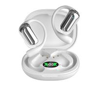 SLuB Écouteurs sans Fil à Conduction aérienne Bluetooth 5.4 Appels clairs Utilisation Mono/stéréo Appairage Automatique Boîtier de Charge Grande capacité Idéal pour Sport, trajets, Gaming（Blanc）