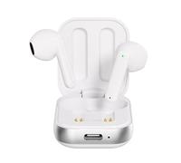 SLuB Écouteurs sans Fil Bluetooth 5.4 TWS, Semi-Intra, ENC, autonomie 7 h (1908-Blanc)