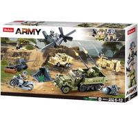 Sluban Armée WWII M38-B0812 The Battle Kampffahrzeug Set Panzer 552 Pièces Neuf