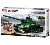 Sluban Armée WWII M38-B0979 Bataille De Budapest IS-2 Char Soviétique 845 Pièces