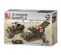 Sluban Army : ambulance (M38-B6000) Vert foncé G