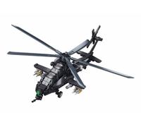Sluban Army Hélicoptère d'Attaque WZ-10S 1/44 419 Pièces | 419 Pièces à Assembler, Figurines Incluses, Âge 6-12 Ans, Modèle M38-B1558, Missiles et Armements