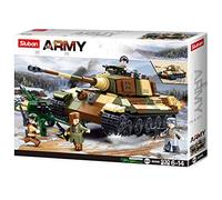 Sluban Blocs de Serrage WWII - Char Allemand Lourd (kit de Construction 2 en 1) (930 pièces)