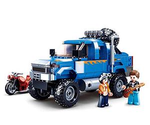Sluban-Blue Pick up - Jeu de Construction