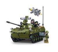 Sluban BMD-2S Jeu de Construction Militaire, Véhicule Blindé 2-en-1, 1/35 Échelle, 530 Pièces, 18,2 cm