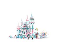 Sluban Briques de Serrage - Château d'hiver Magique (1324 pièces) [M38-B0789] - Kit de Jeu - Blocs de Serrage - Girls Dream - avec Figurine de Jeu - Rêves de Filles Multicolores - SL95659