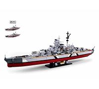 Sluban Briques de serrage M38-B1102 - Bismarck Battleship 2 en 1 - Moyennes