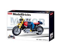 Sluban Briques Modèle M38-B0958 – Moto Café Racer Noir