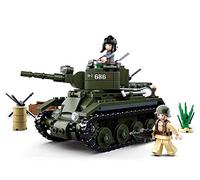 Sluban Char de Cavalerie Alliée Briques de Construction, 28.5 cm x 5.4 cm x 28.5 cm