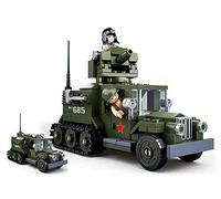 Sluban Demi-Piste Allié 2 in 1 Briques de Construction Multi Colour, M38-B0685