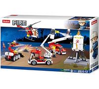Sluban Ensemble Rapid Fire Intervention Team 490 pièces Argenté Enfants