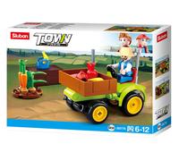 Sluban Farm Set Tracteur de récolte pour des heures de jeu créatives