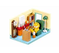 Sluban Garfield - Salon, Jeu de Construction, 219 Pièces, Figurine Incluse, pour Enfants de 6 à 12 Ans, Rouge et Or